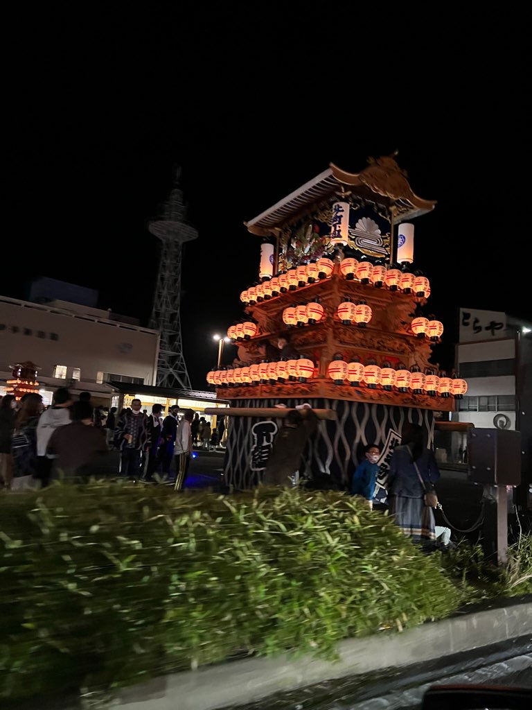 西条だんじり　駅前