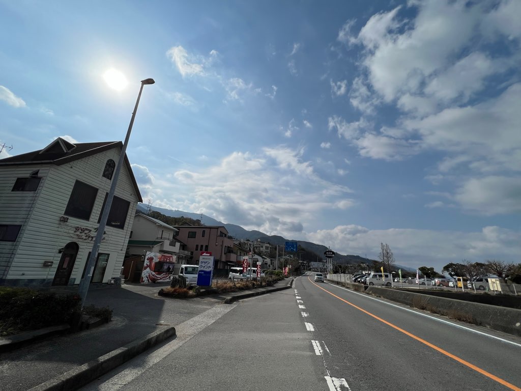 道の駅　ふたみ付近